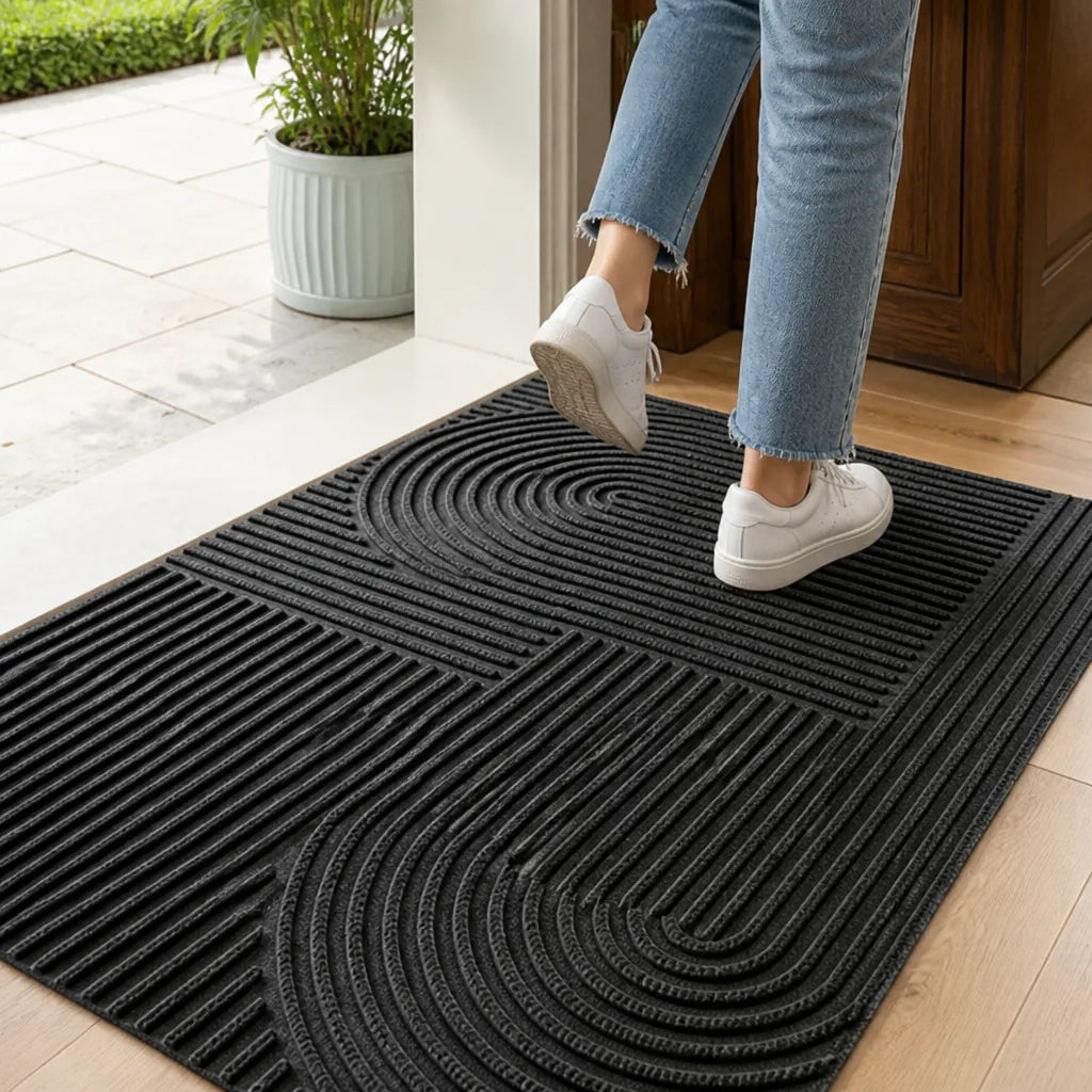 Doormat Absorbent Polyester Non-Slip Backing