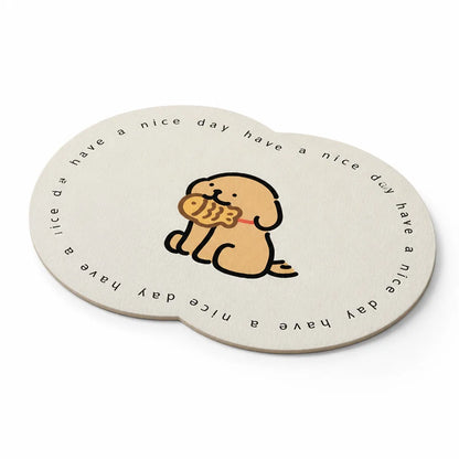 Floor Mat Cute Cartoon Pet Non-Slip & Easy-Clean