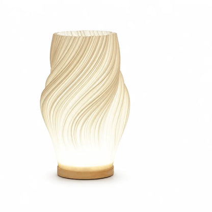 Flowing Silhouette Dimmable Bedside Led Table Lamp (3-Level)