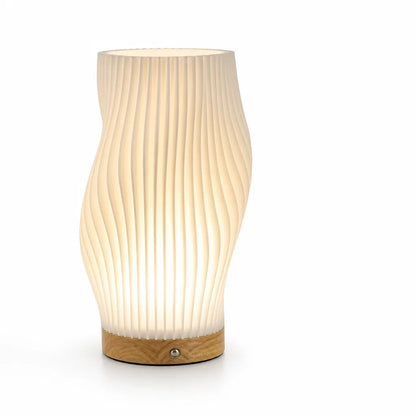 Flowing Silhouette Dimmable Bedside Led Table Lamp (3-Level)
