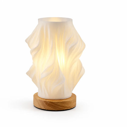 Flowing Silhouette Dimmable Bedside Led Table Lamp (3-Level)