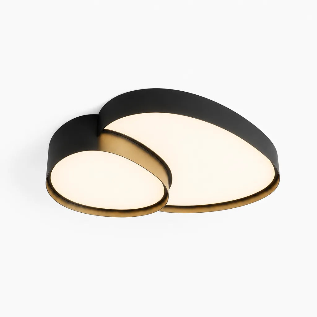 Flush Ceiling Light Integrated LED Dimmable & Adjustable Color