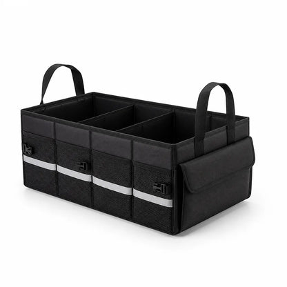 Foldable Car Trunk Organizer with Adjustable Dividers