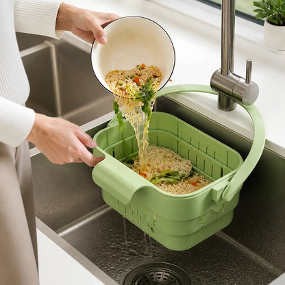 Foldable Space-Saving Sink Drain Basket