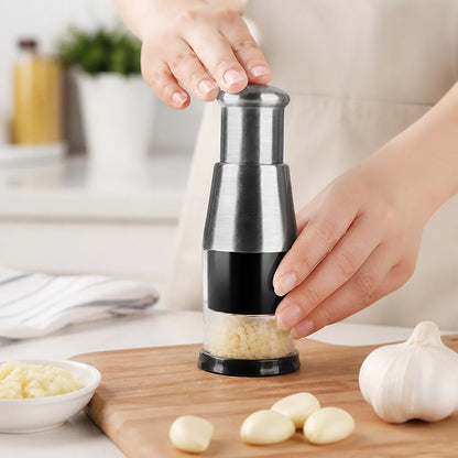 Garlic Press Stainless Steel Blades Detachable & Hand Washable