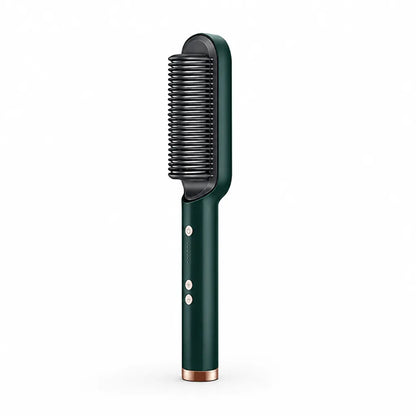 Hair Straightener Brush Ionic Ceramic Fast Heat-Up