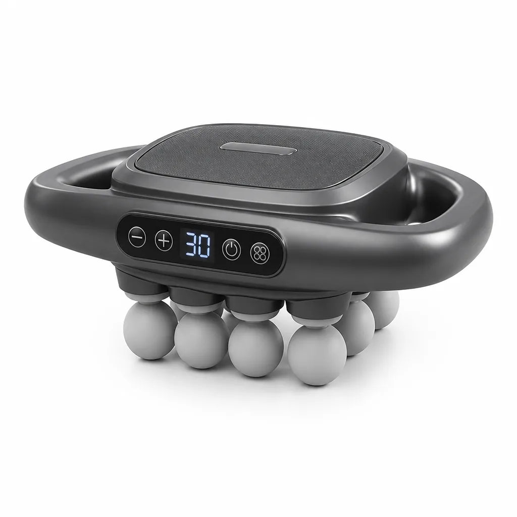 Handheld Massager 8-Node Deep-Tissue Ergonomic Dual Handles
