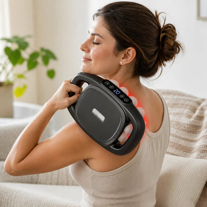 Handheld Massager 8-Node Deep-Tissue Ergonomic Dual Handles
