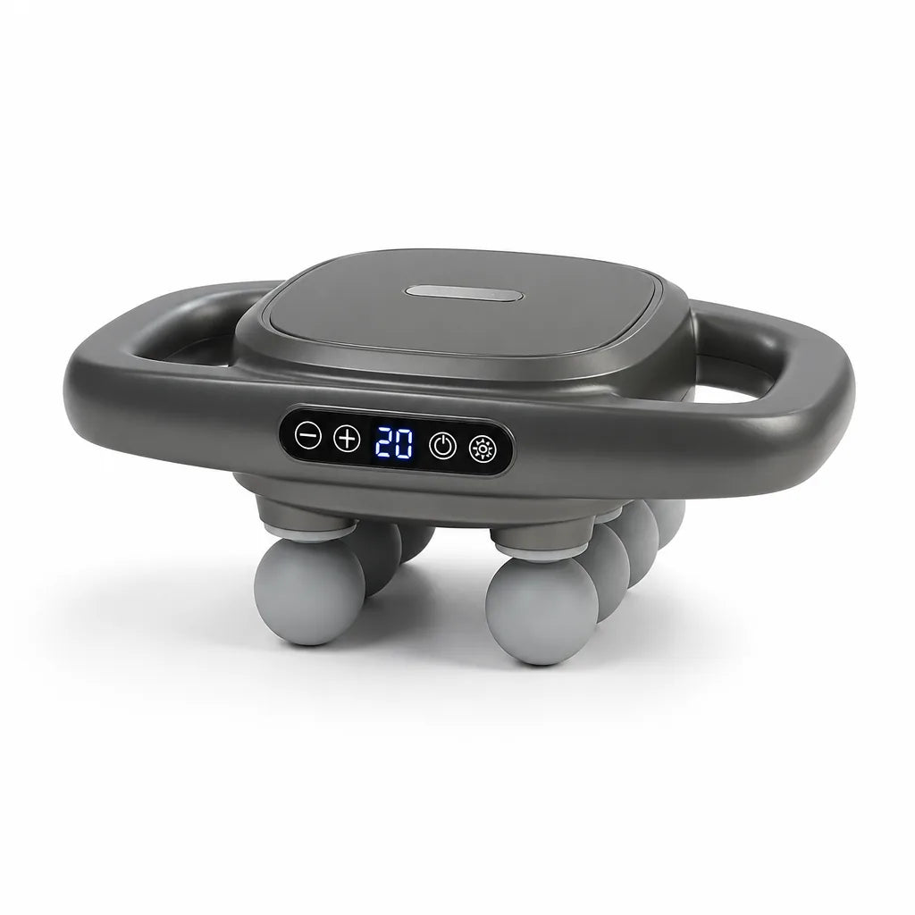 Handheld Massager 8-Node Deep-Tissue Ergonomic Dual Handles