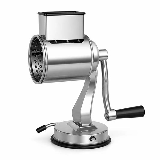 Handheld Rotary Food Grater (Grates, Slices & Shreds)