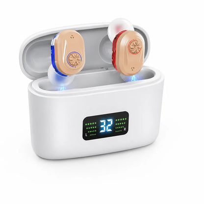 Hearing Aid Wireless Rechargeable 30-Hour Digital Noise Reduction