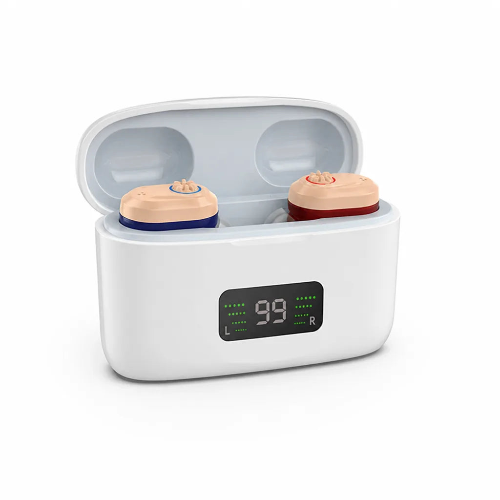 Hearing Aid Wireless Rechargeable 30-Hour Digital Noise Reduction