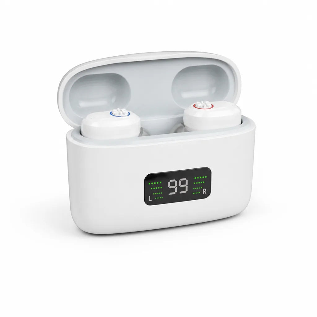 Hearing Aid Wireless Rechargeable 30-Hour Digital Noise Reduction