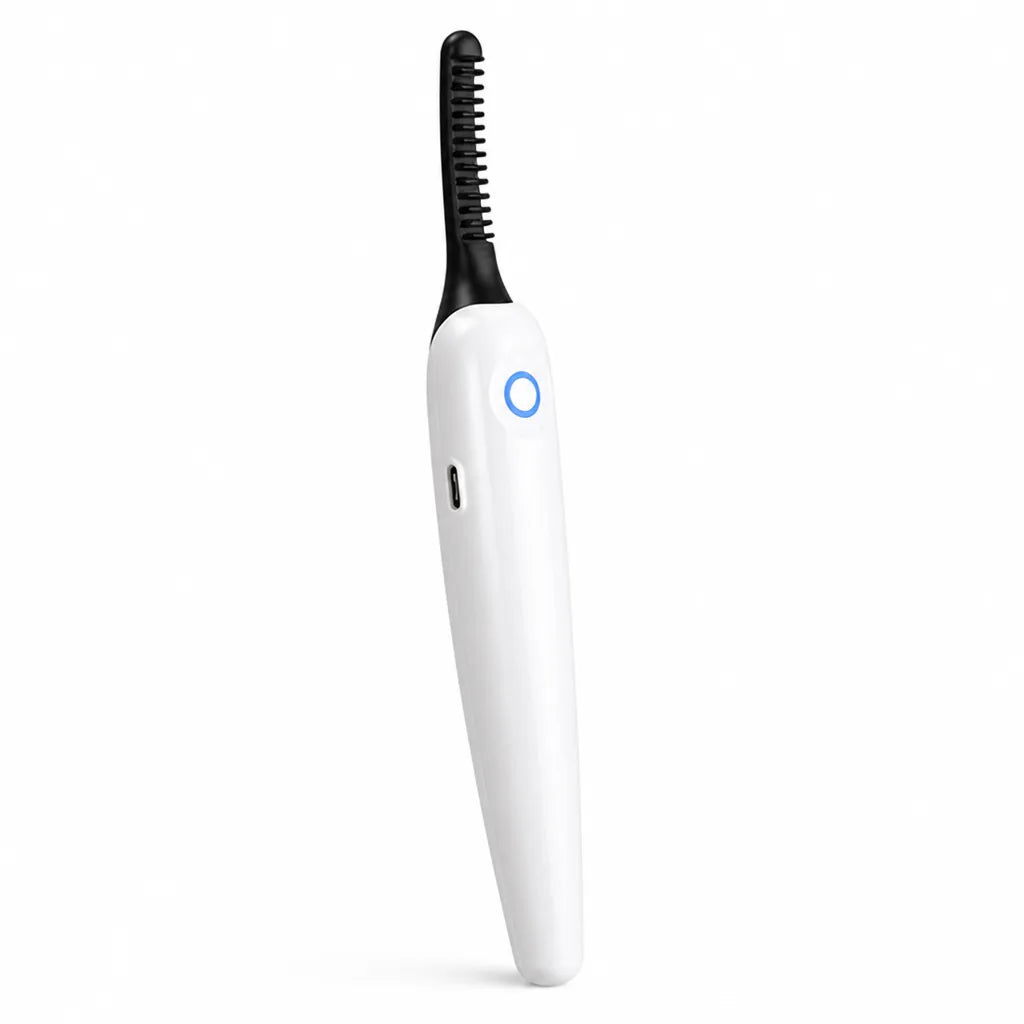 Heated Rechargeable Lash-Curling Eyelash Curler Comb