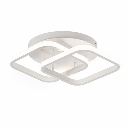 Integrated LED Flush Mount Metal Frame Ceiling Light
