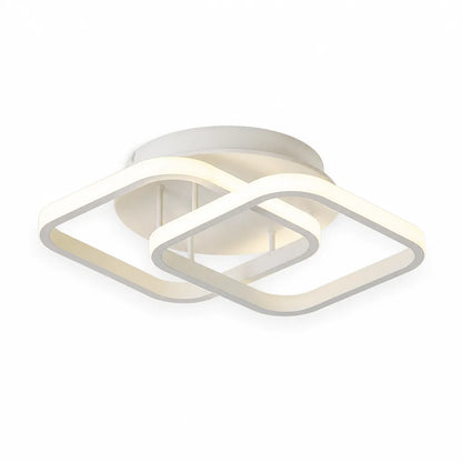 Integrated LED Flush Mount Metal Frame Ceiling Light