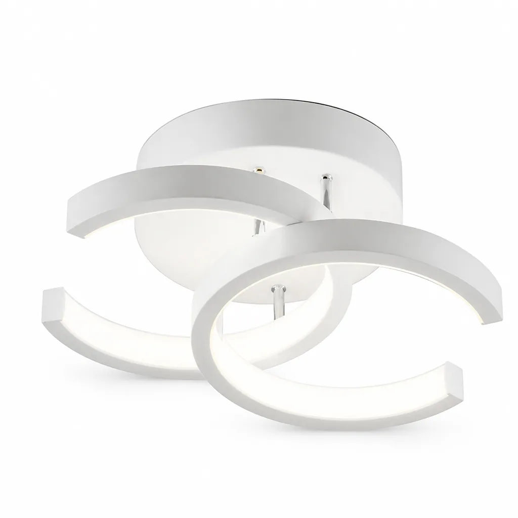 Integrated LED Flush Mount Metal Frame Ceiling Light