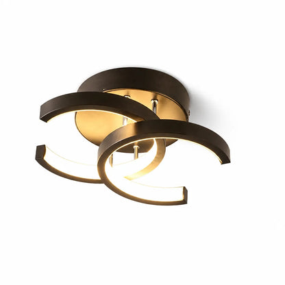Integrated LED Flush Mount Metal Frame Ceiling Light