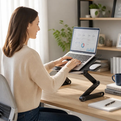 Laptop Stand Adjustable Foldable Ventilated Fits 7-21 Inch