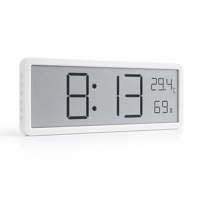 Large Temperature And Humidity Alarm Digital Wall Clock