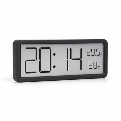 Large Temperature And Humidity Alarm Digital Wall Clock
