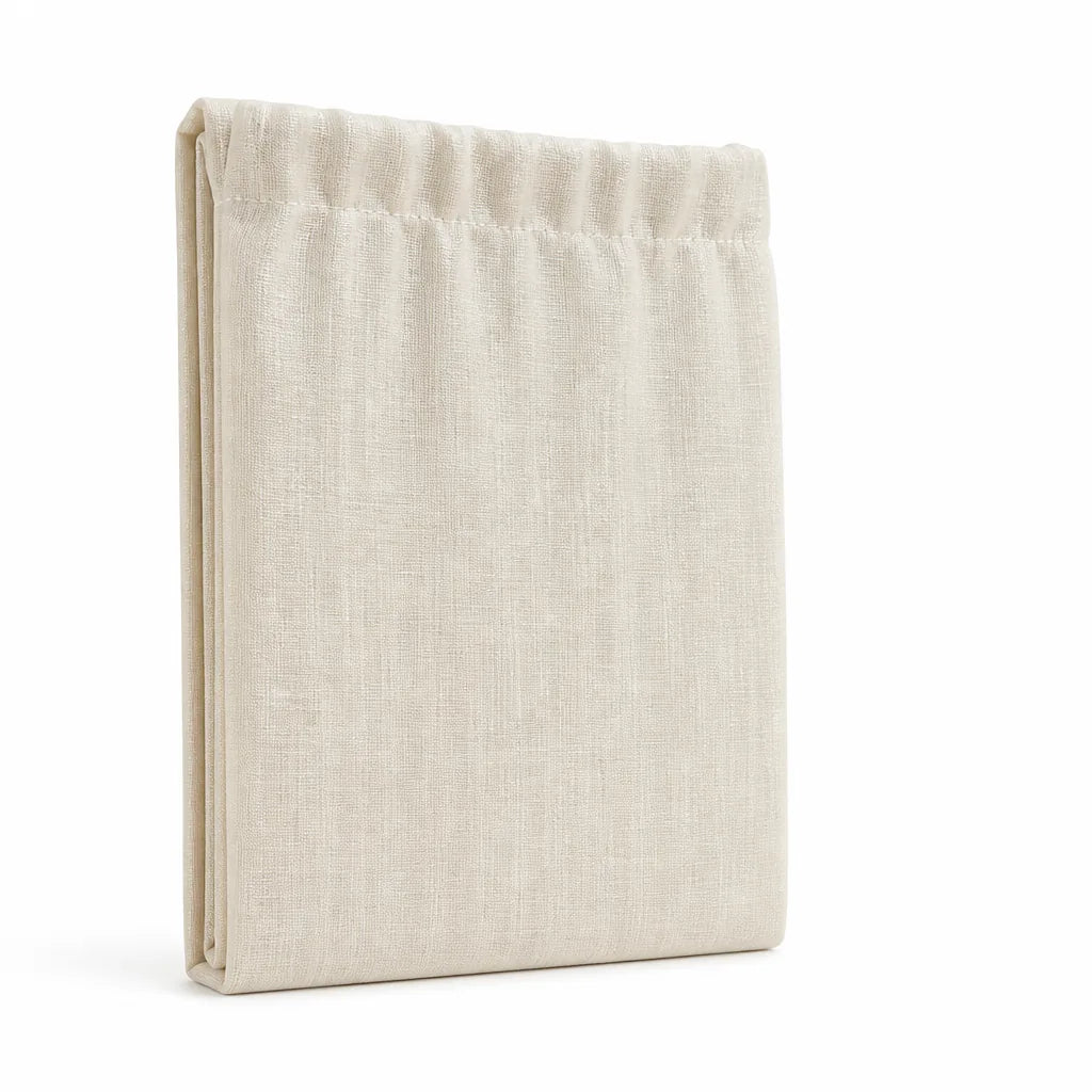 Light-Filtering Sheer Linen Curtains
