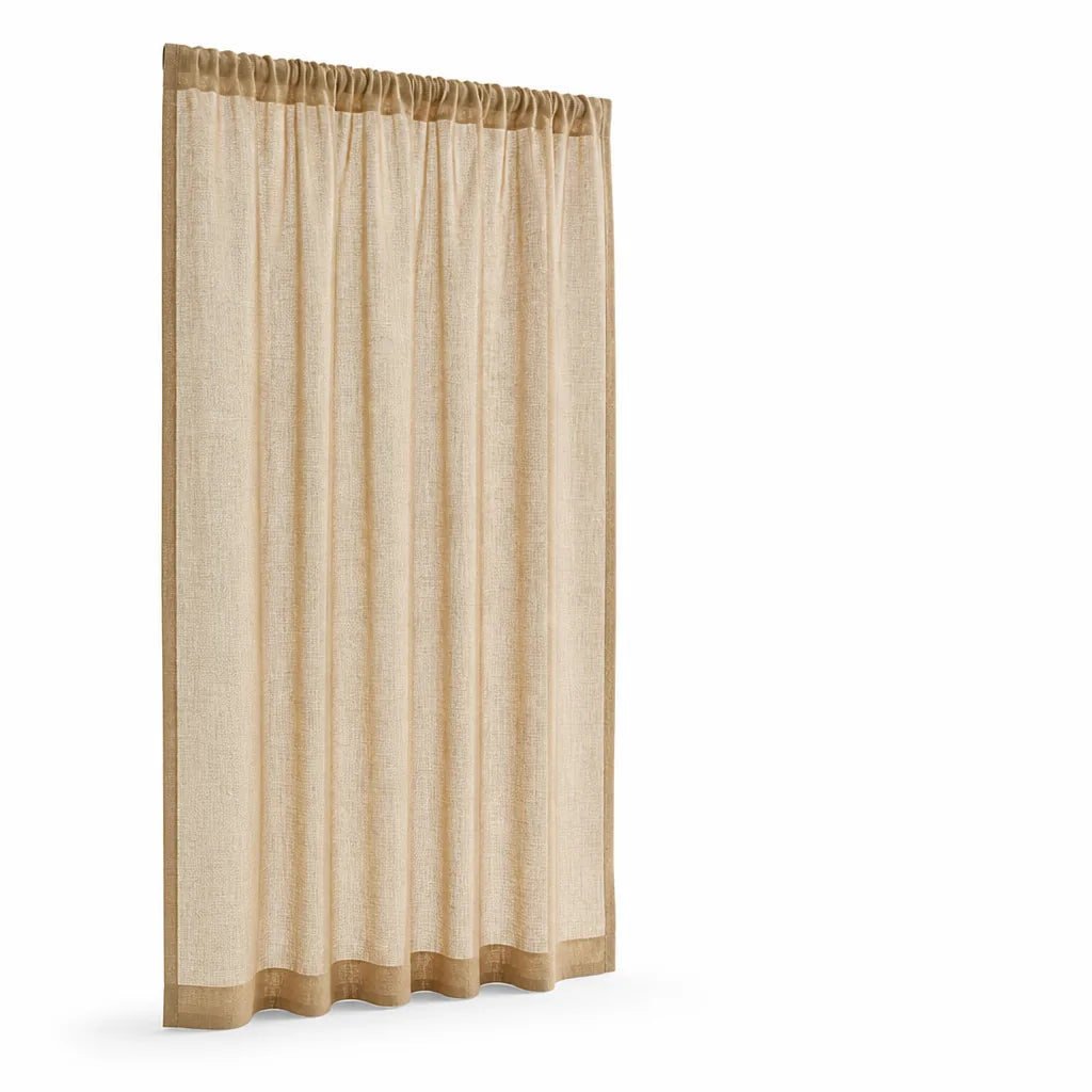 Light-Filtering Sheer Linen Curtains