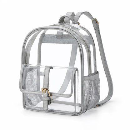 Mini Backpack Transparent Lightweight Adjustable Straps
