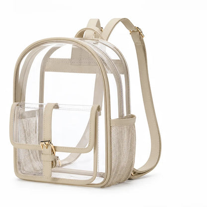 Mini Backpack Transparent Lightweight Adjustable Straps