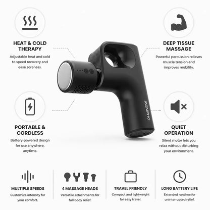 Mini Massage Gun Deep Tissue Heat & Cold