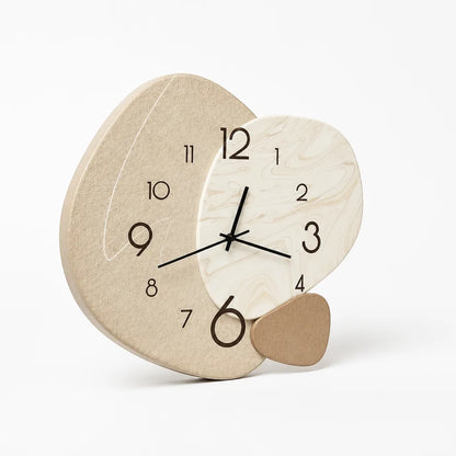 Modern Minimalist Silent Quartz Wall Clock with Glass Cover