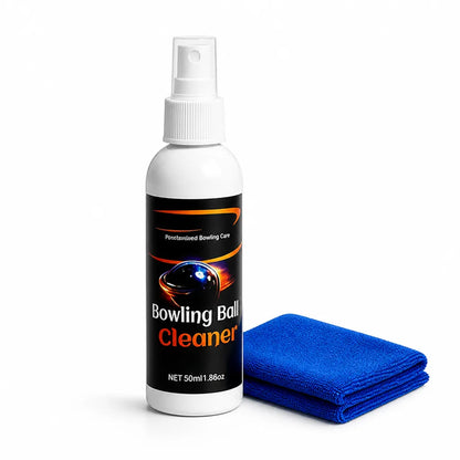 Oil-Dissolving Spray & Wipe Bowling Ball Cleaner (Includes Microfiber Cloth)