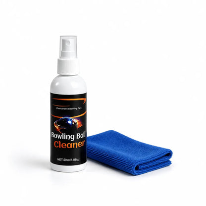 Oil-Dissolving Spray & Wipe Bowling Ball Cleaner (Includes Microfiber Cloth)