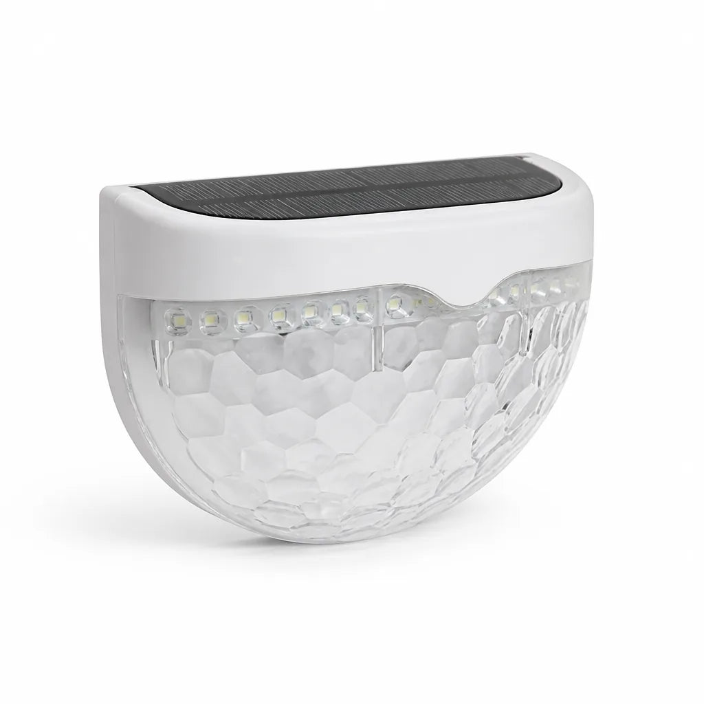Outdoor Solar Led Wall Light (Tempered Glass, Waterproof)