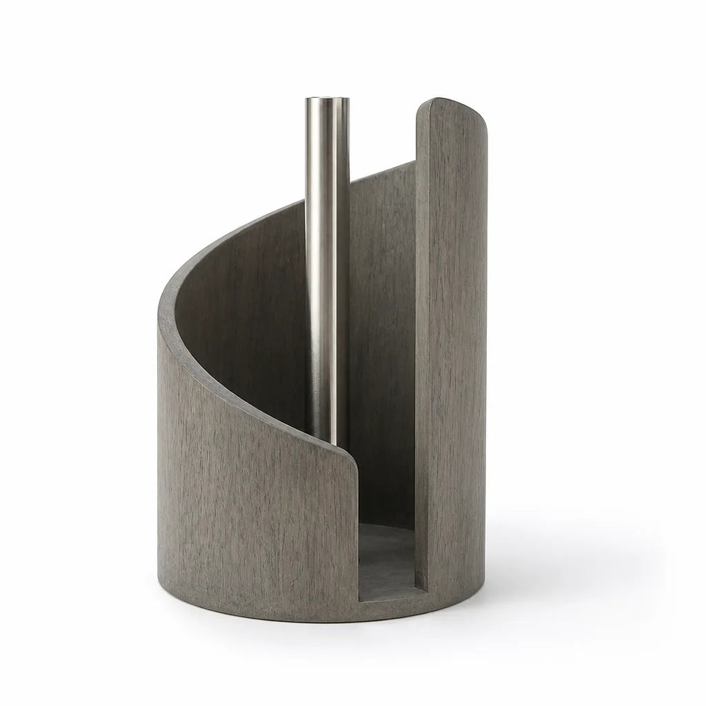Paper Towel Holder One-Hand Operation Non-Slip Base
