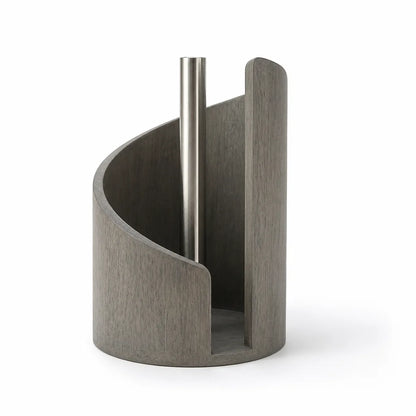 Paper Towel Holder One-Hand Operation Non-Slip Base