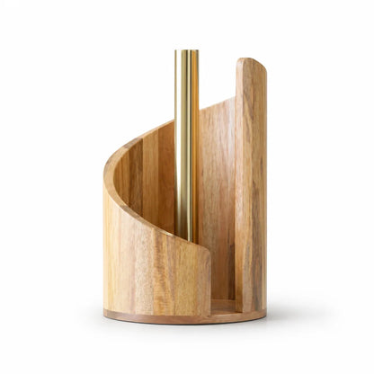 Paper Towel Holder One-Hand Operation Non-Slip Base