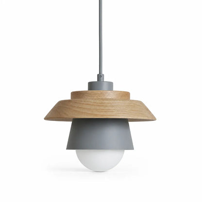 Pendant Light Scandinavian Wood Adjustable Cable