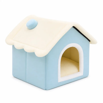 Pet Bed Plush Removable Cushion & Machine-Washable