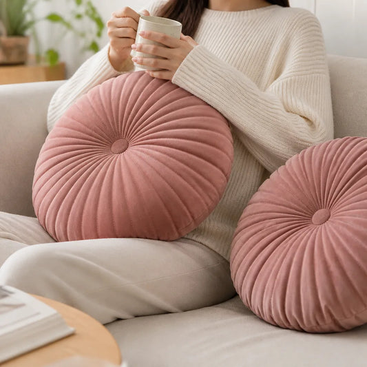 Plush Polyester-Cotton Decorative Cushion