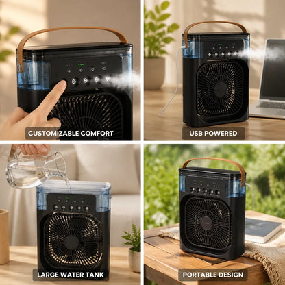 Portable USB-Powered Personal Air Cooler & Humidifier