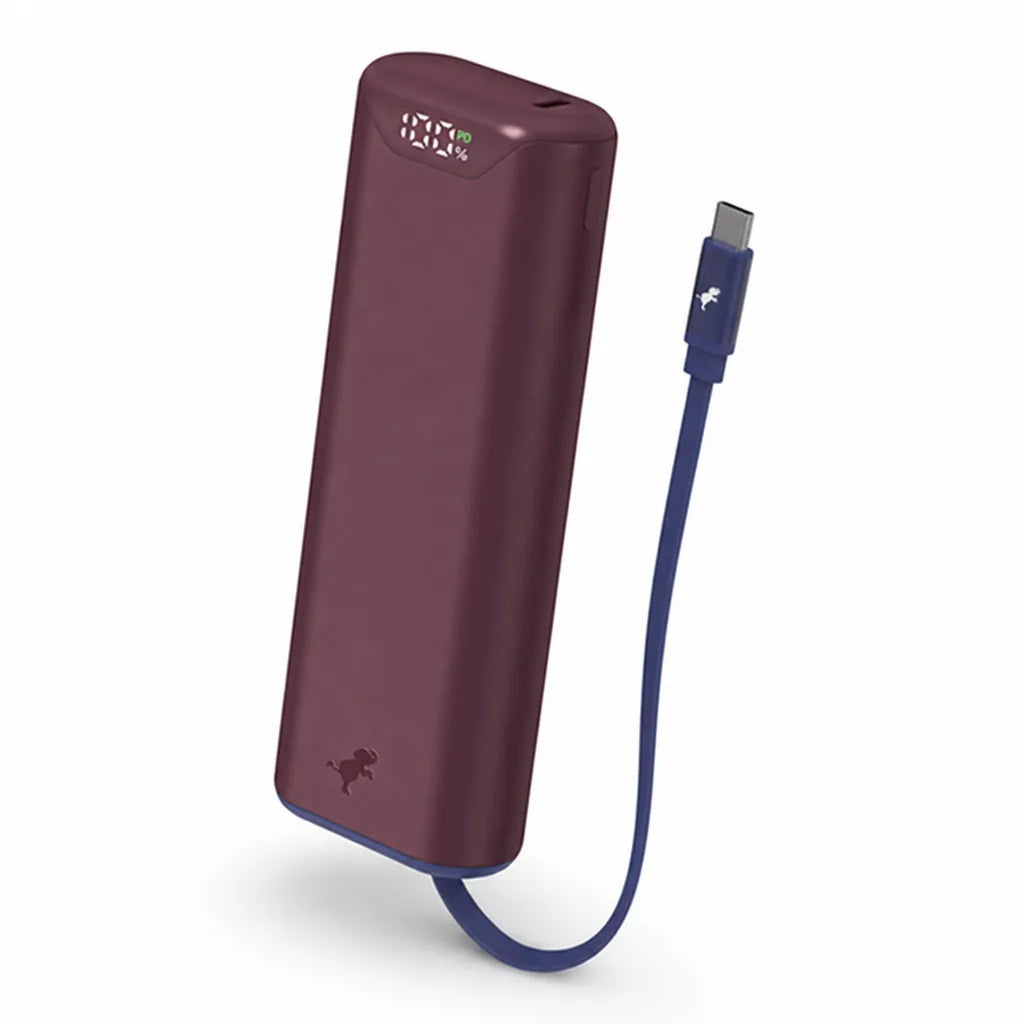 Power Bank 10,000 mAh Compact Retractable USB-C