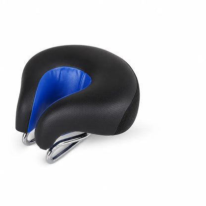 Pressure-Relief No-Nose Bicycle Saddle