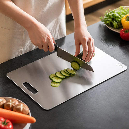 Reversible Double-Sided Titanium Food-Safe Cutting Board