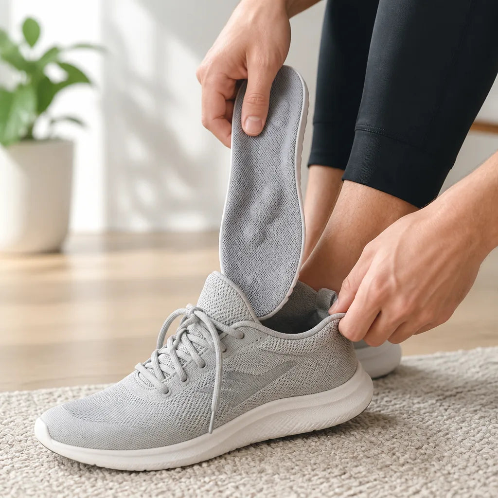 Shoe Insoles Shock-Absorbing Breathable Trim To Fit