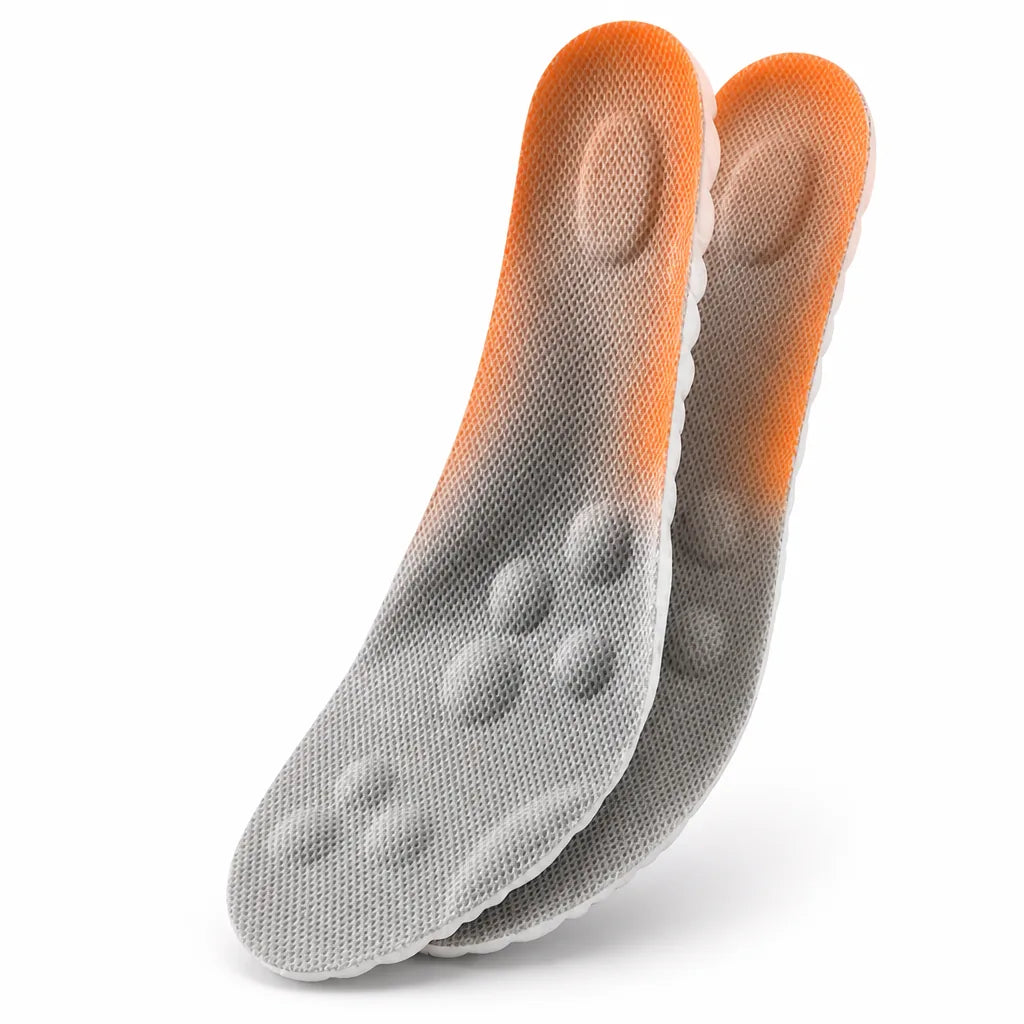 Shoe Insoles Shock-Absorbing Breathable Trim To Fit