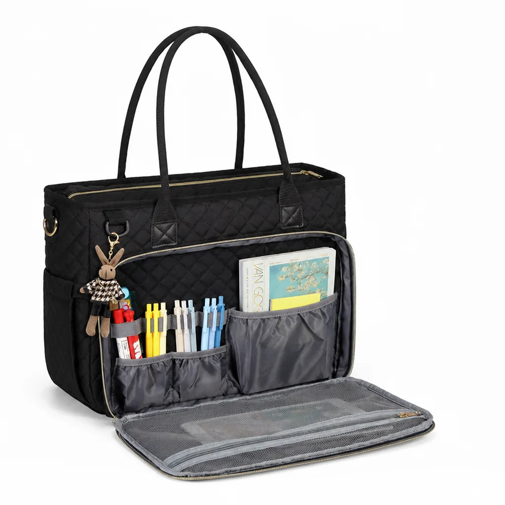 Shoulder Bag Multiple Compartments Padded Straps