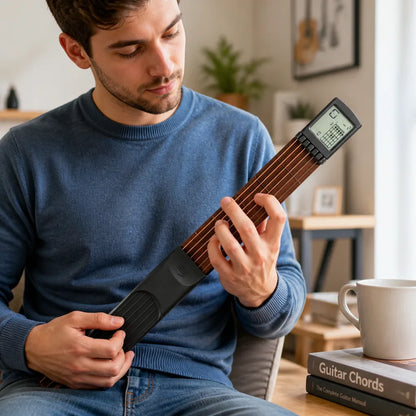 Silent Portable Digital Guitar Trainer With Metronome