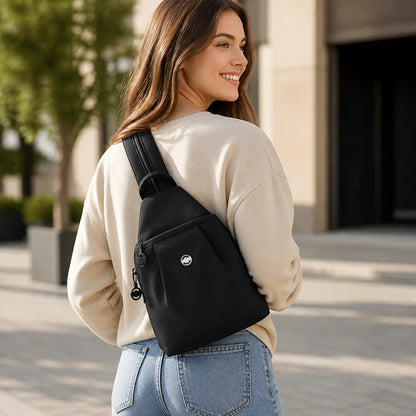 Sling Backpack Compact Ergonomic Water-Resistant