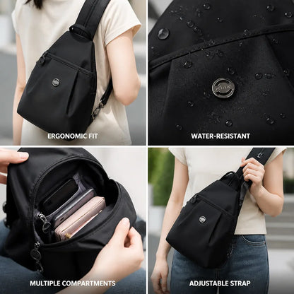 Sling Backpack Compact Ergonomic Water-Resistant